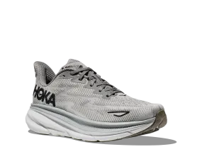 Men's Hoka Clifton 9 Color: Harbor Mist/Black (WIDE WIDTH)