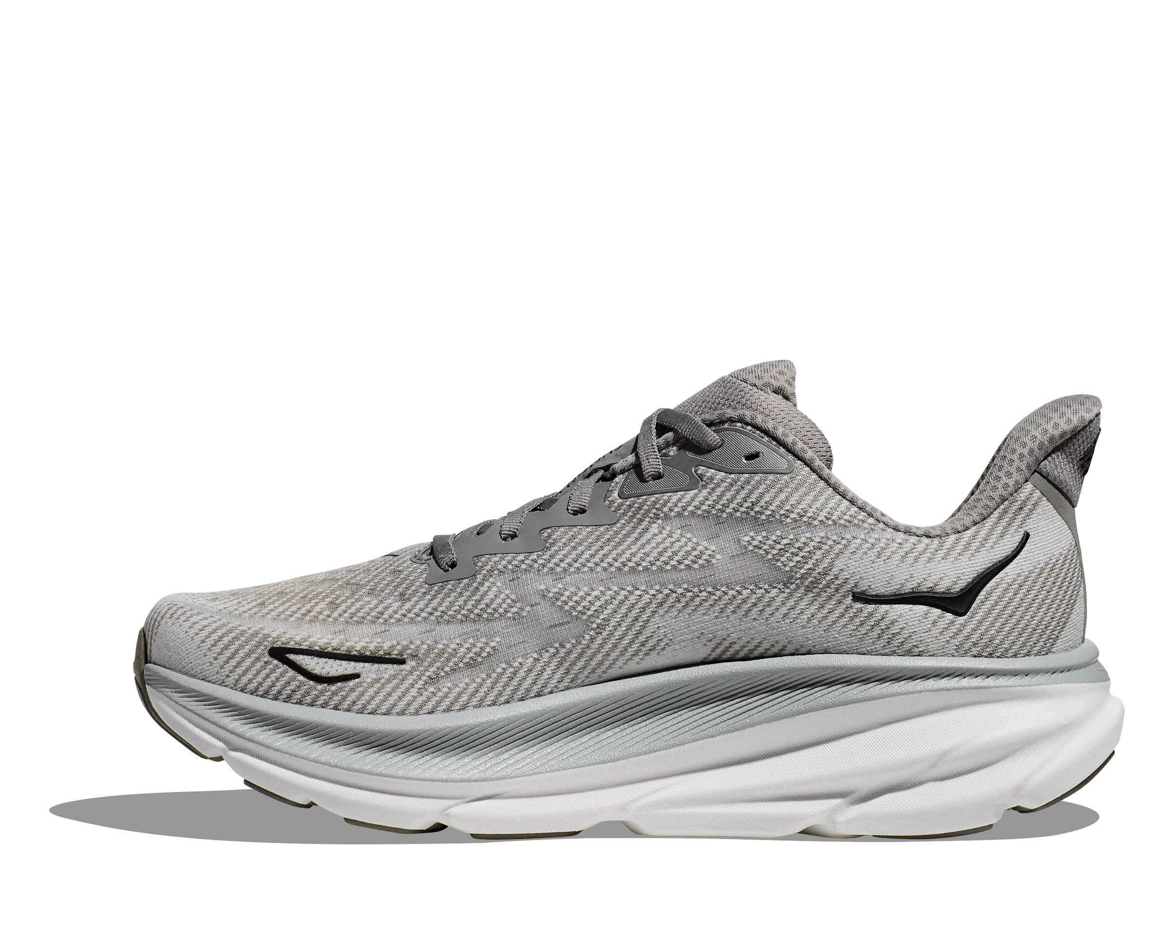 Men's Hoka Clifton 9 Color: Harbor Mist/Black (WIDE WIDTH)