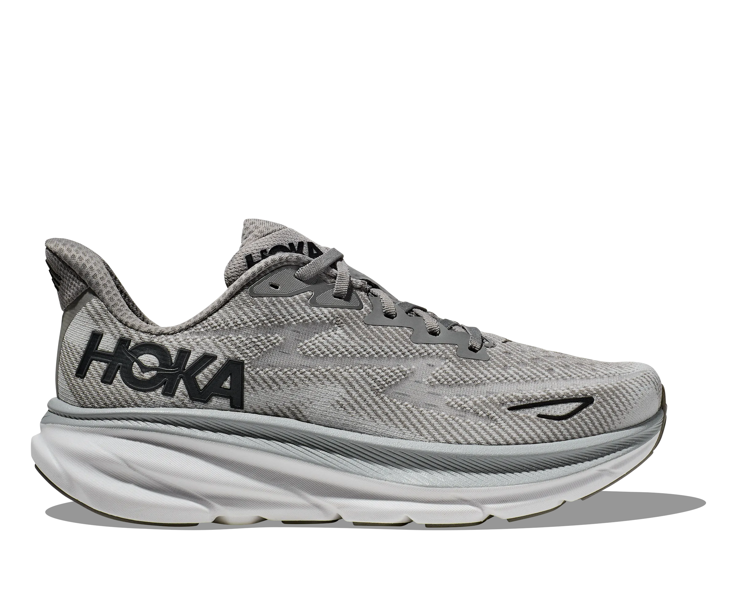 Men's Hoka Clifton 9 Color: Harbor Mist/Black