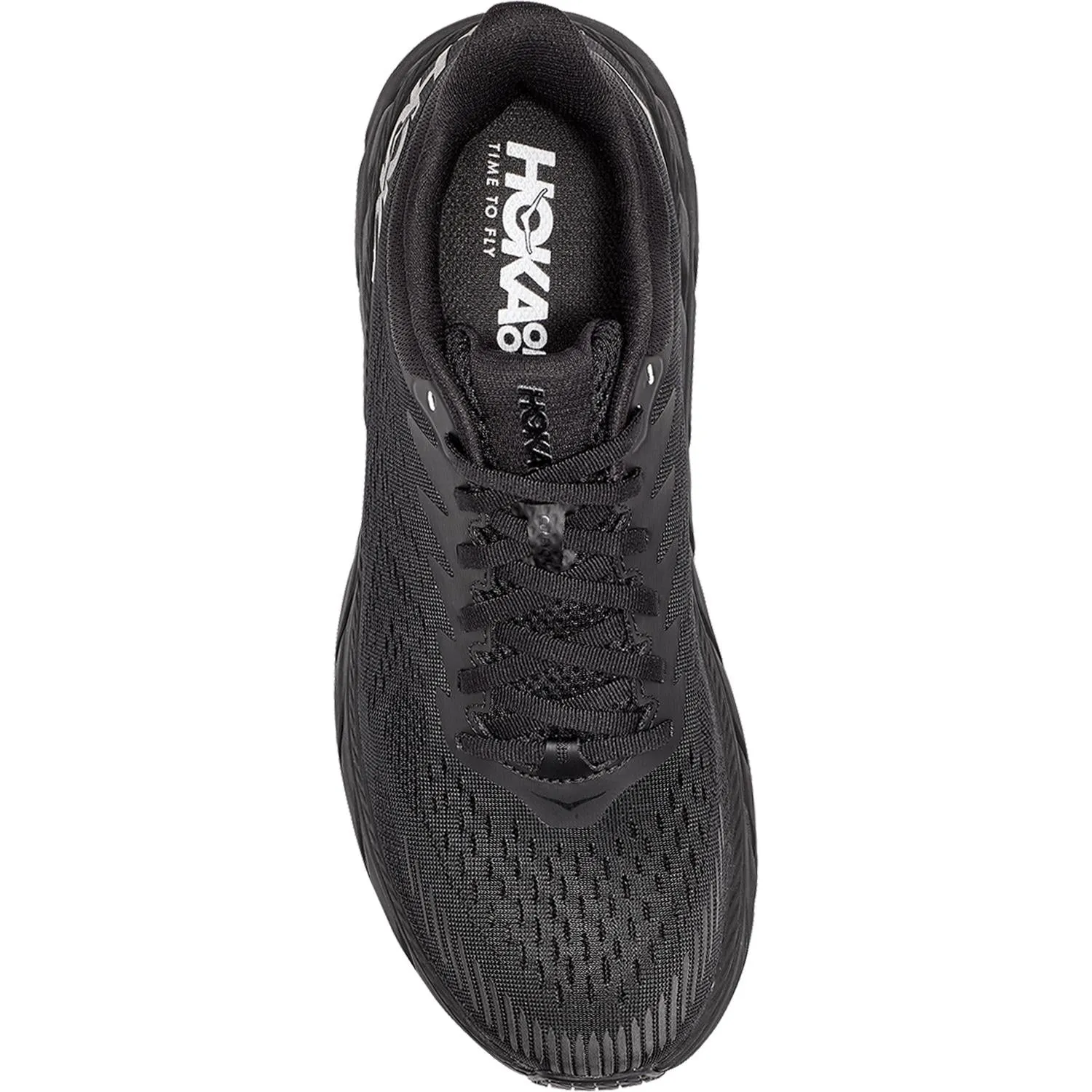 Men's Hoka One One Clifton 7 Black/Black Mesh