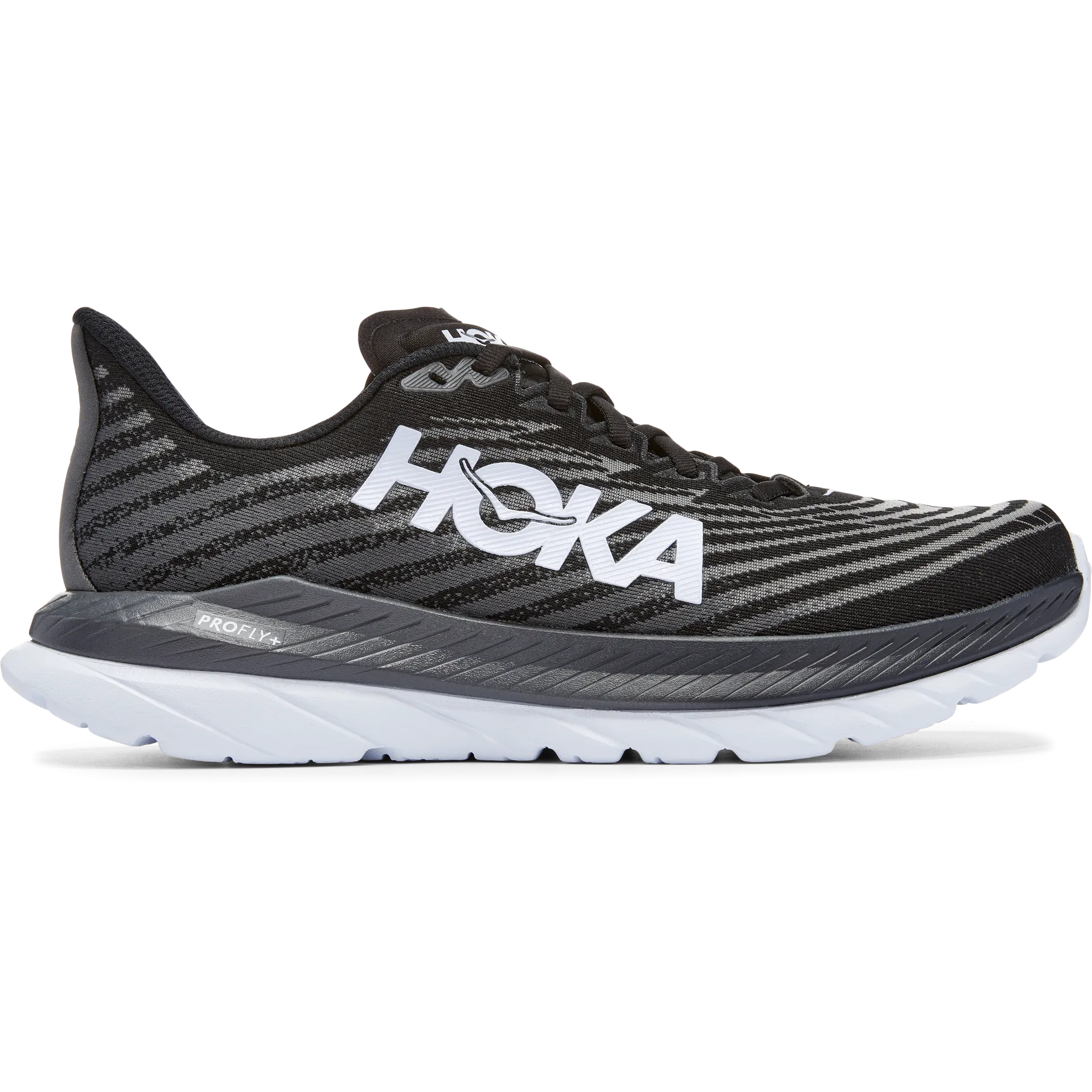 Men's Hoka One One Mach 5, Black/Castlerock, 11 2E Wide