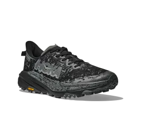 Men's Hoka Speedgoat 6 GTX Color: Black / Outer Orbit (WIDE WIDTH)