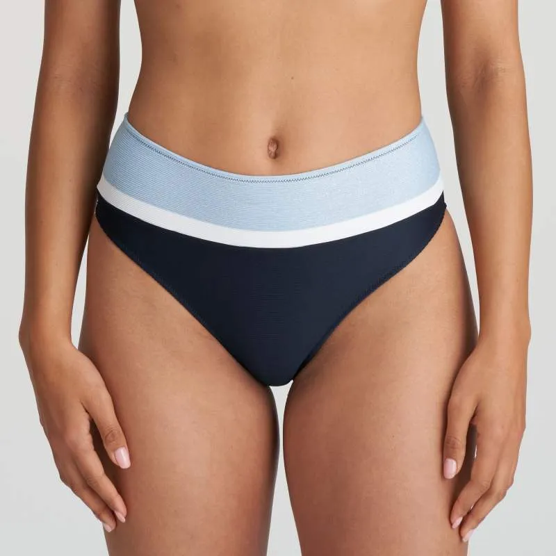 Navy blue high bikini brief- Unas1 with Discounts- Bikini Navy blue- Brugges     Berlin