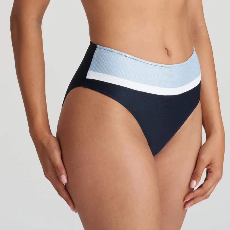 Navy blue high bikini brief- Unas1 with Discounts- Bikini Navy blue- Brugges     Berlin