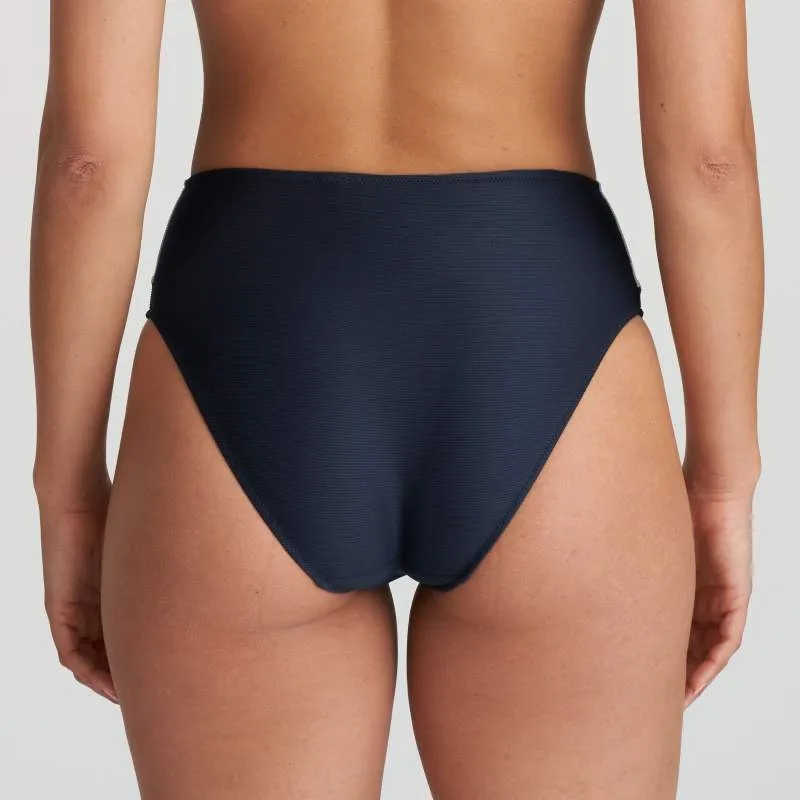 Navy blue high bikini brief- Unas1 with Discounts- Bikini Navy blue- Brugges     Berlin