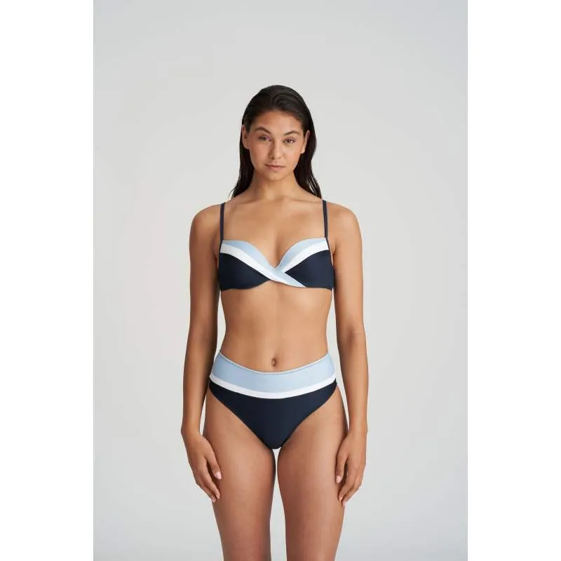 Navy blue high bikini brief- Unas1 with Discounts- Bikini Navy blue- Brugges     Berlin