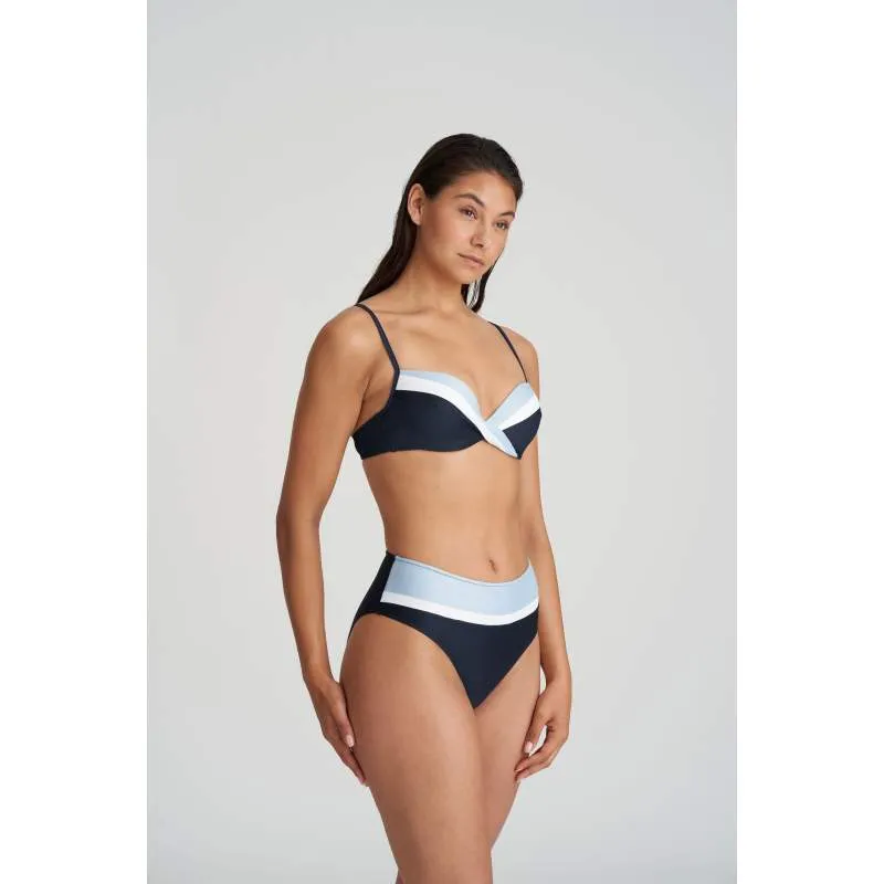 Navy blue high bikini brief- Unas1 with Discounts- Bikini Navy blue- Brugges     Berlin