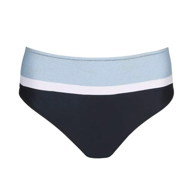 Navy blue high bikini brief- Unas1 with Discounts- Bikini Navy blue- Brugges     Berlin