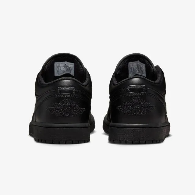 Nike air jordan 1 low (triple black 2022/ black/ black/ black) men us 8-13 553558-093