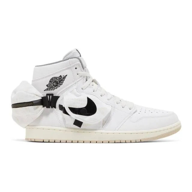 Nike air jordan 1 retro high utility (white black/ white/ black/ sail) men us 8-13 do8727-100