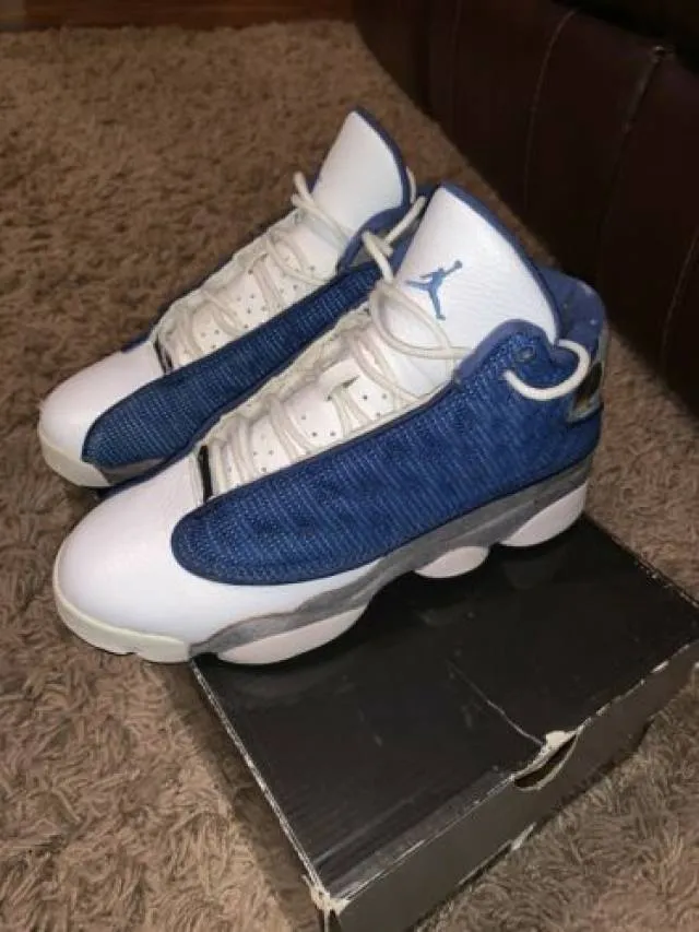 Nike air jordan 13 retro french university blue 