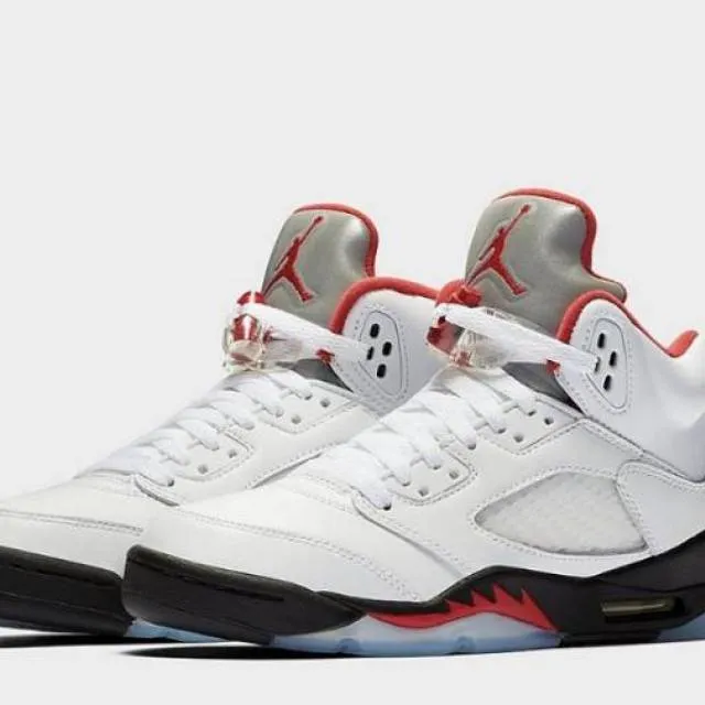 Nike air jordan 5 retro fire red 5s gs