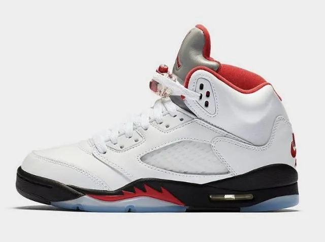 Nike air jordan 5 retro fire red 5s gs