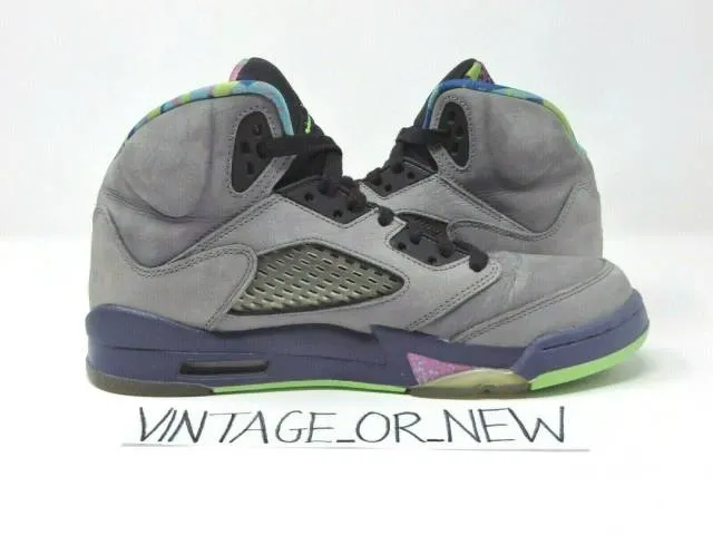 Nike air jordan v 5 bel air 2013 retro gs bg 621959-090 sz 6y