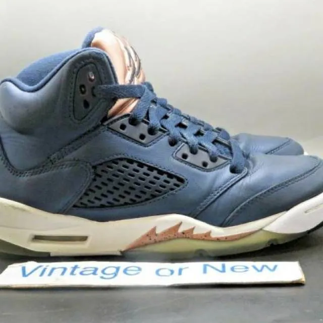 Nike Air Jordan V 5 Obsidian Bronze 2016 Retro BG 440888...