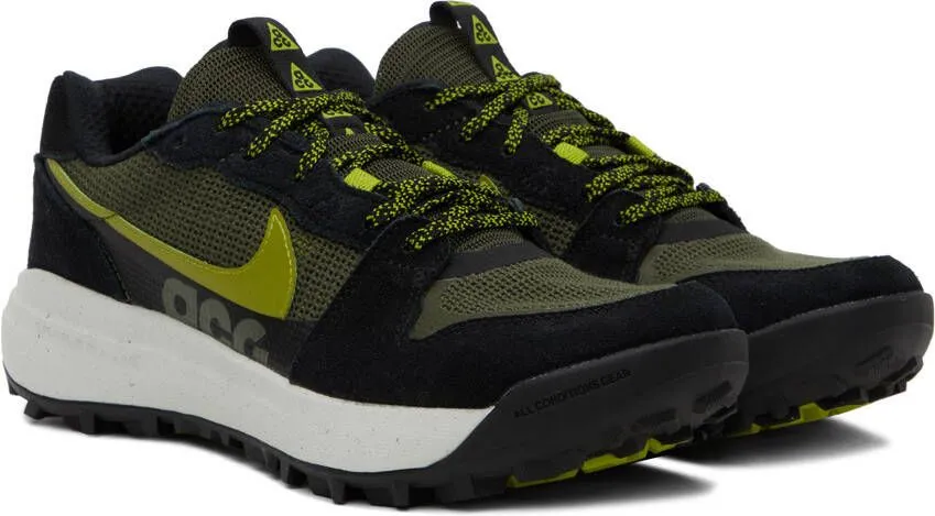 Nike Black & Green ACG Lowcate Sneakers