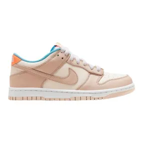 Nike dunk low next nature gs (sail beige/ cream/ sail beige/ white) big kids 3.5y-7y fq6864-111