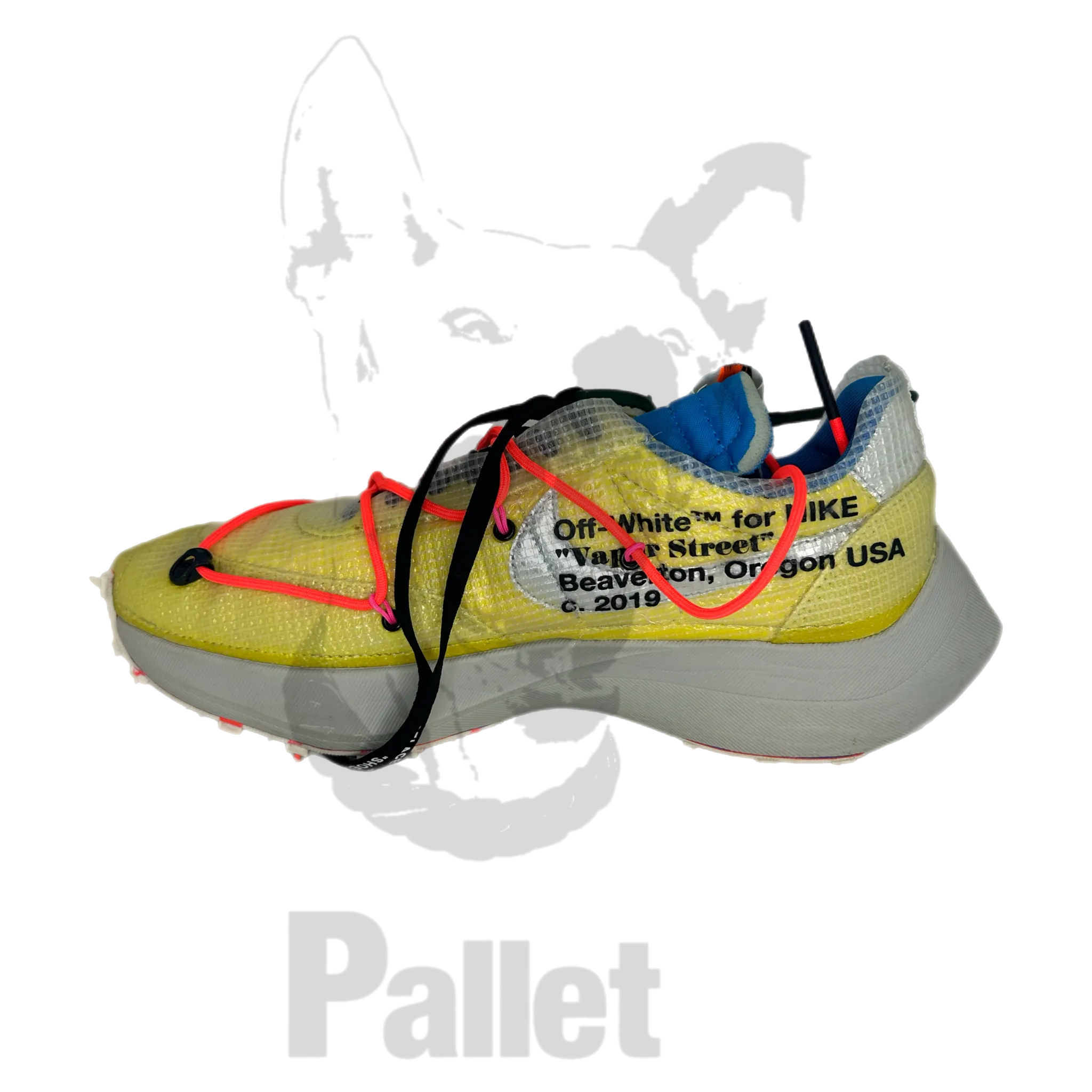 Nike - Off-White Vapor Street Yellow - Size 12.5