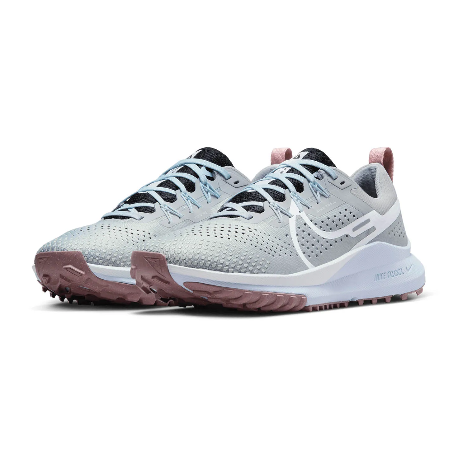 Nike React Pegasus Trail 4  Light Smoke Grey/White/Black/Glacier Blue