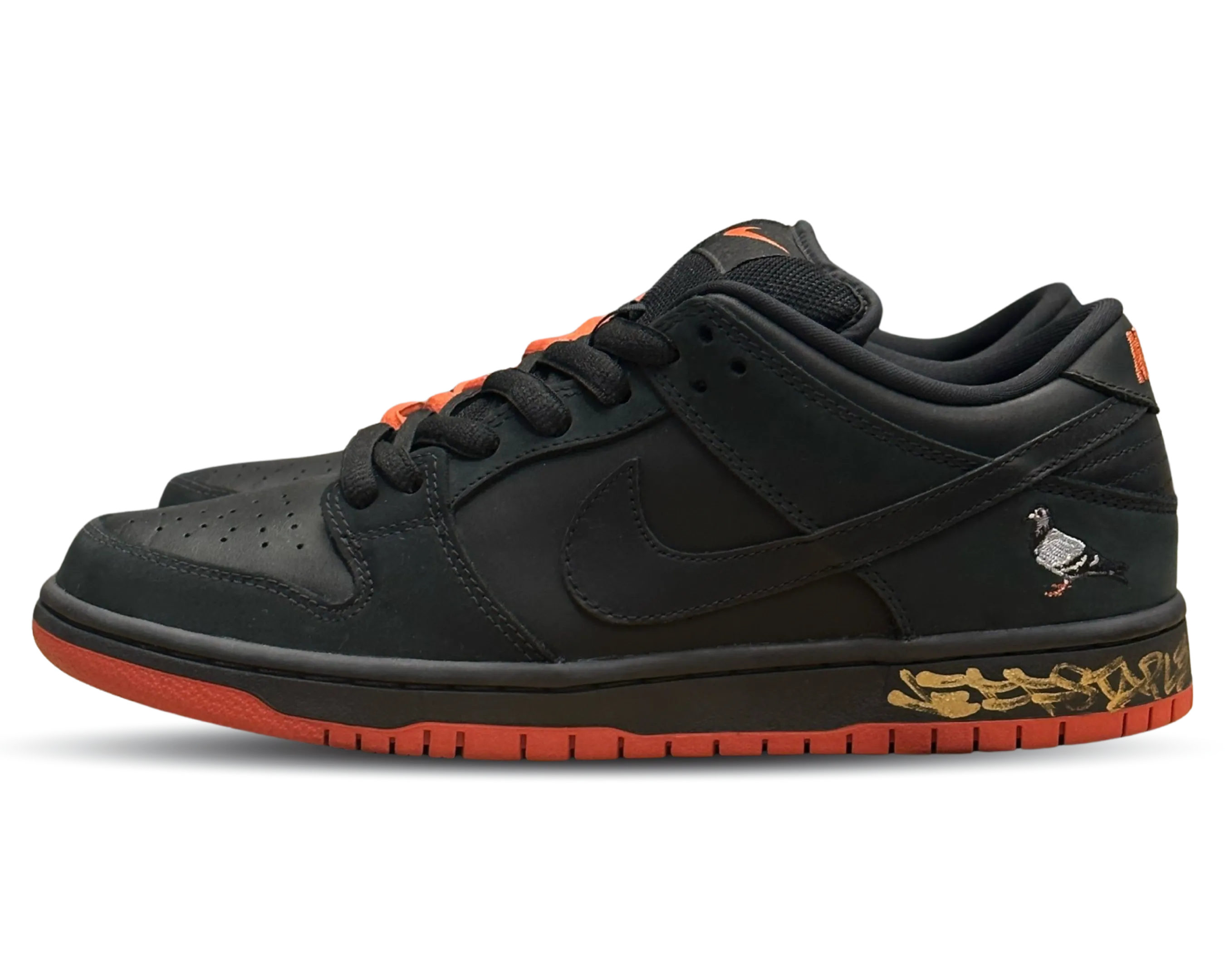 Nike SB Dunk Low Black Staple Pigeon (SIGNED)