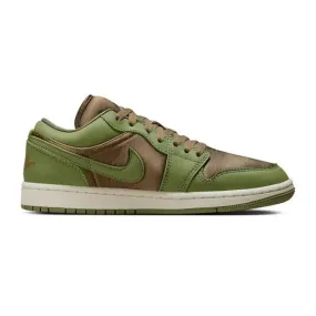 Nike women's air jordan 1 low se (sky j light olive/ brown kelp/ sky j light olive/ sail) sizes 5-12