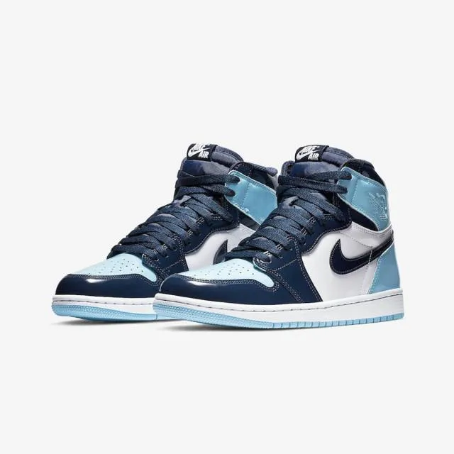 Nike women's air jordan 1 retro high og (blue chill/ obsidian/ blue chill/ white) sizes 6-10 cd0461-