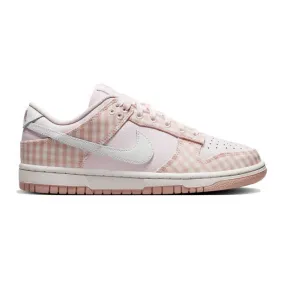 Nike women's dunk low (pink gingham/ pearl pink/ pink oxford/ summit white) sizes 5-12 fb9881-600