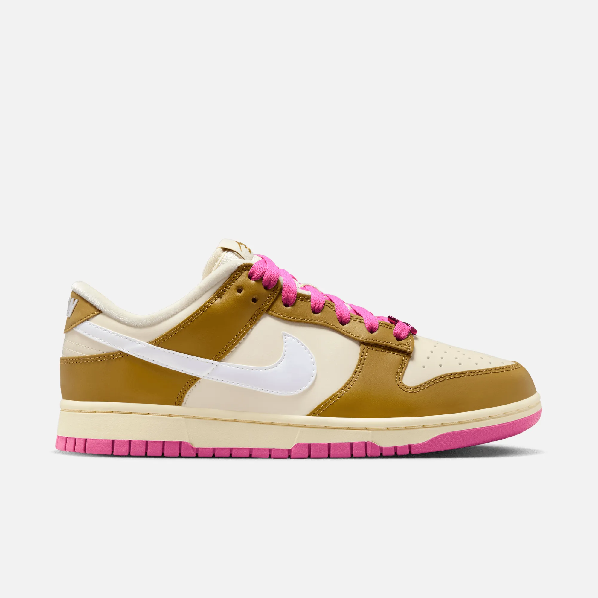 Nike Women's Dunk Low SE 'Just Do It' Bronzine Pink