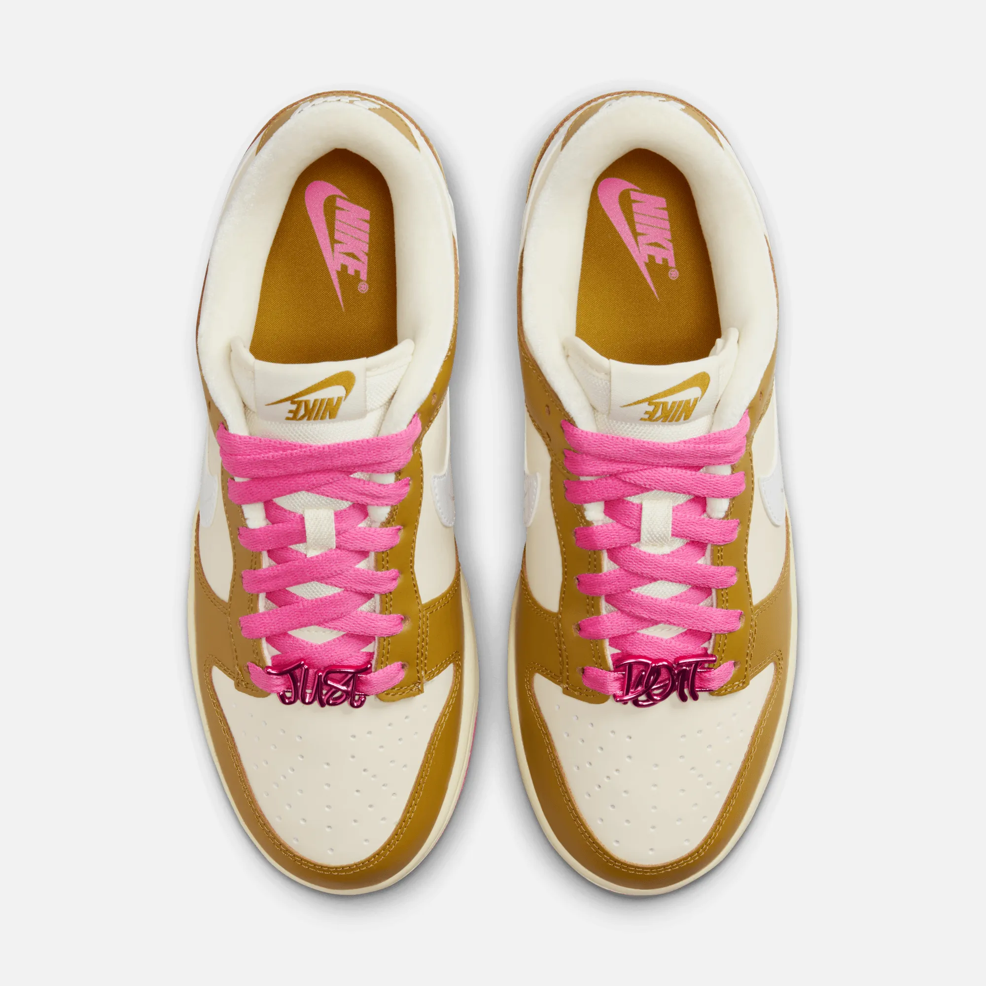 Nike Women's Dunk Low SE 'Just Do It' Bronzine Pink