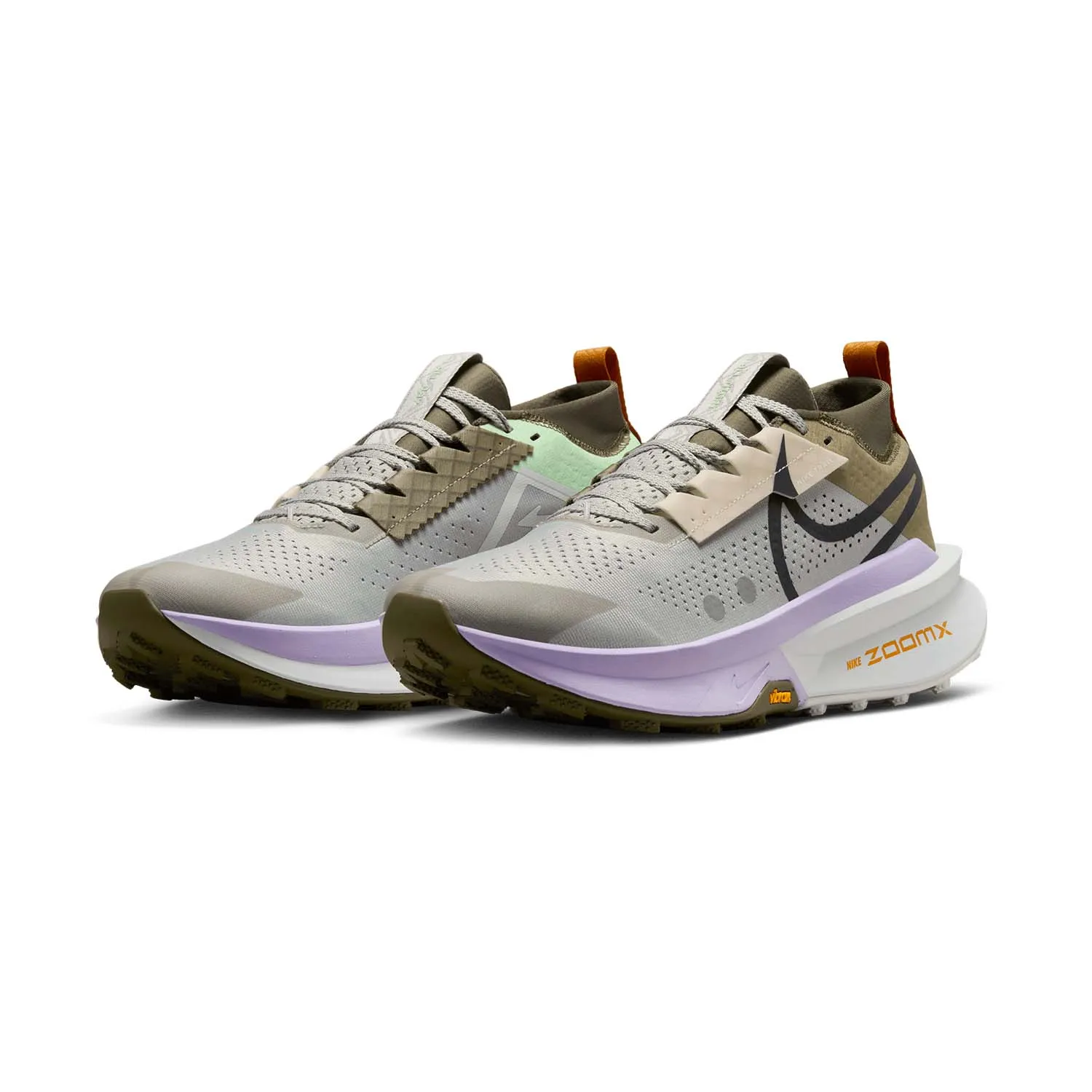 Nike Zegama Trail 2  Light Iron Ore/Anthracite/Vapor Green