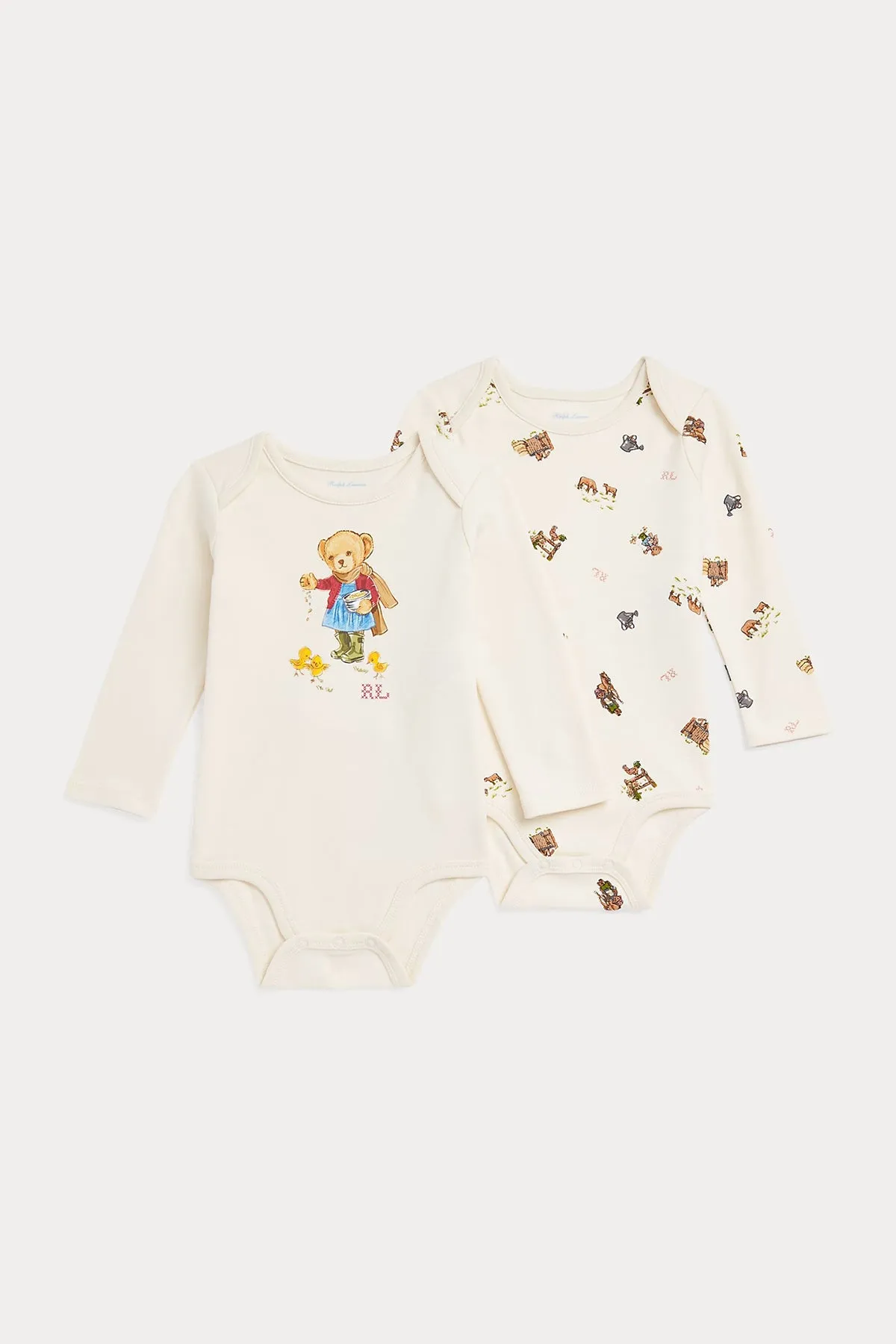 Polo Ralph Lauren Kids 6-9 Aylk Unisex Bebek Polo Bear Body Set