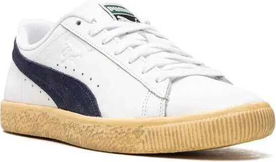 PUMA Clyde Vintage leather sneakers White