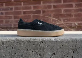 PUMA - Girl - GS Suede Platform Jewel - Black/Gum