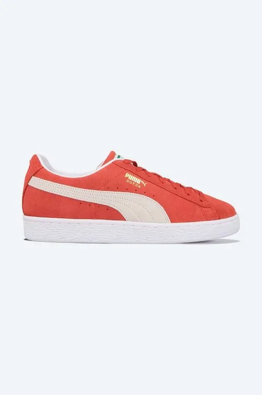 Puma suede sneakers Classic XXI red color