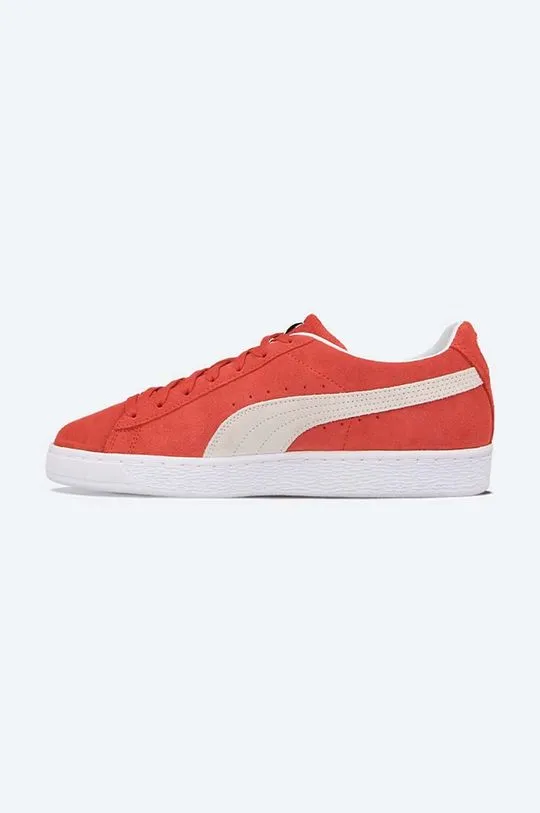 Puma suede sneakers Classic XXI red color