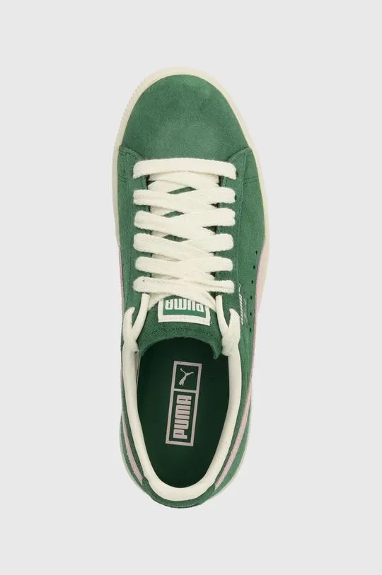 Puma suede sneakers Clyde OG green color