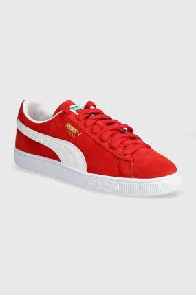 Puma suede sneakers Suede Classic red color 399781