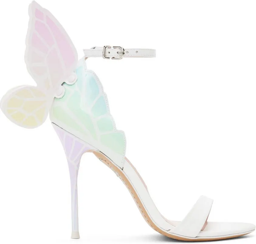 Sophia Webster Off-White Chiara Heeled Sandals