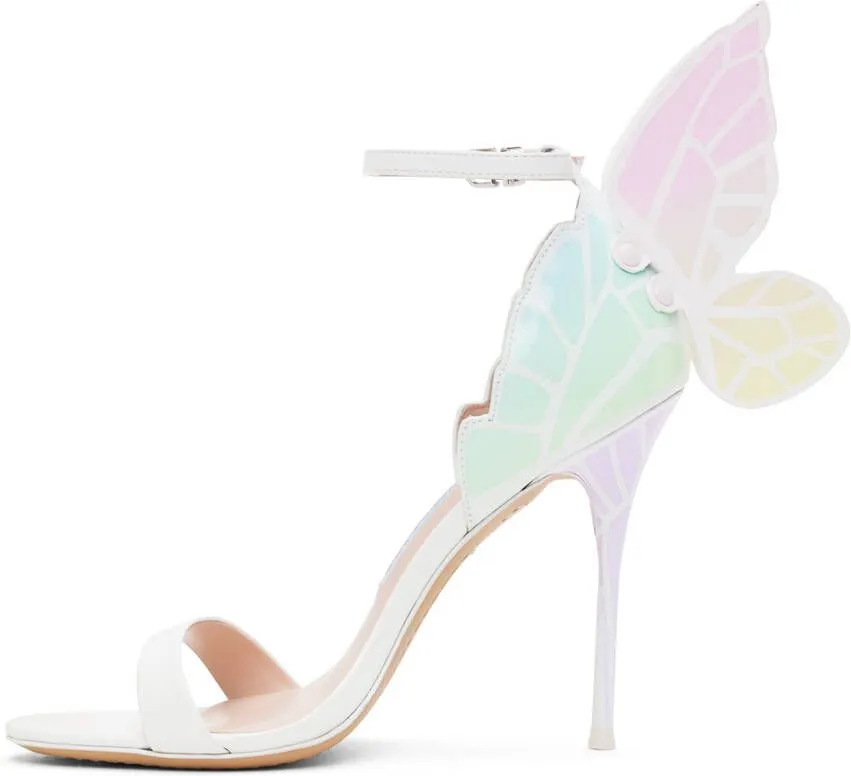 Sophia Webster Off-White Chiara Heeled Sandals