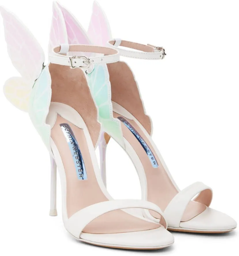 Sophia Webster Off-White Chiara Heeled Sandals