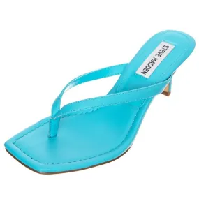 Steve Madden Womens Azure Bright Aqua Sandals