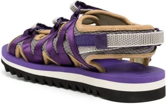 Suicoke ZIP-ab cut-out sandals Purple