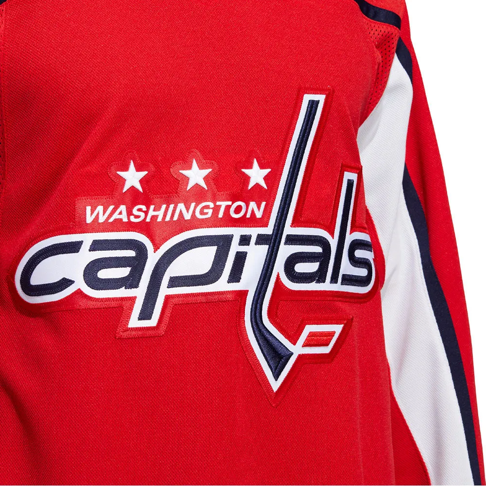 WASHINGTON CAPITALS ADIDAS ADIZERO PRIMEGREEN AUTHENTIC RED HOME JERSEY