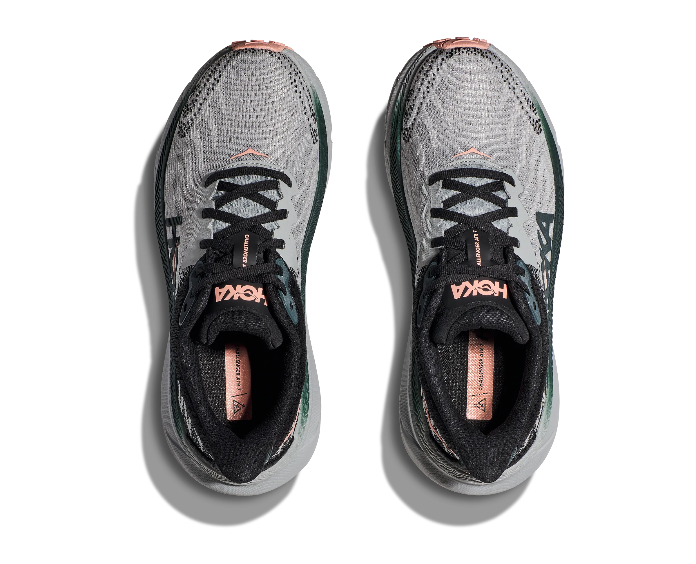 Women's Hoka Challenger 7 Color: Harbor Mist/Spruce (WIDE WIDTH)