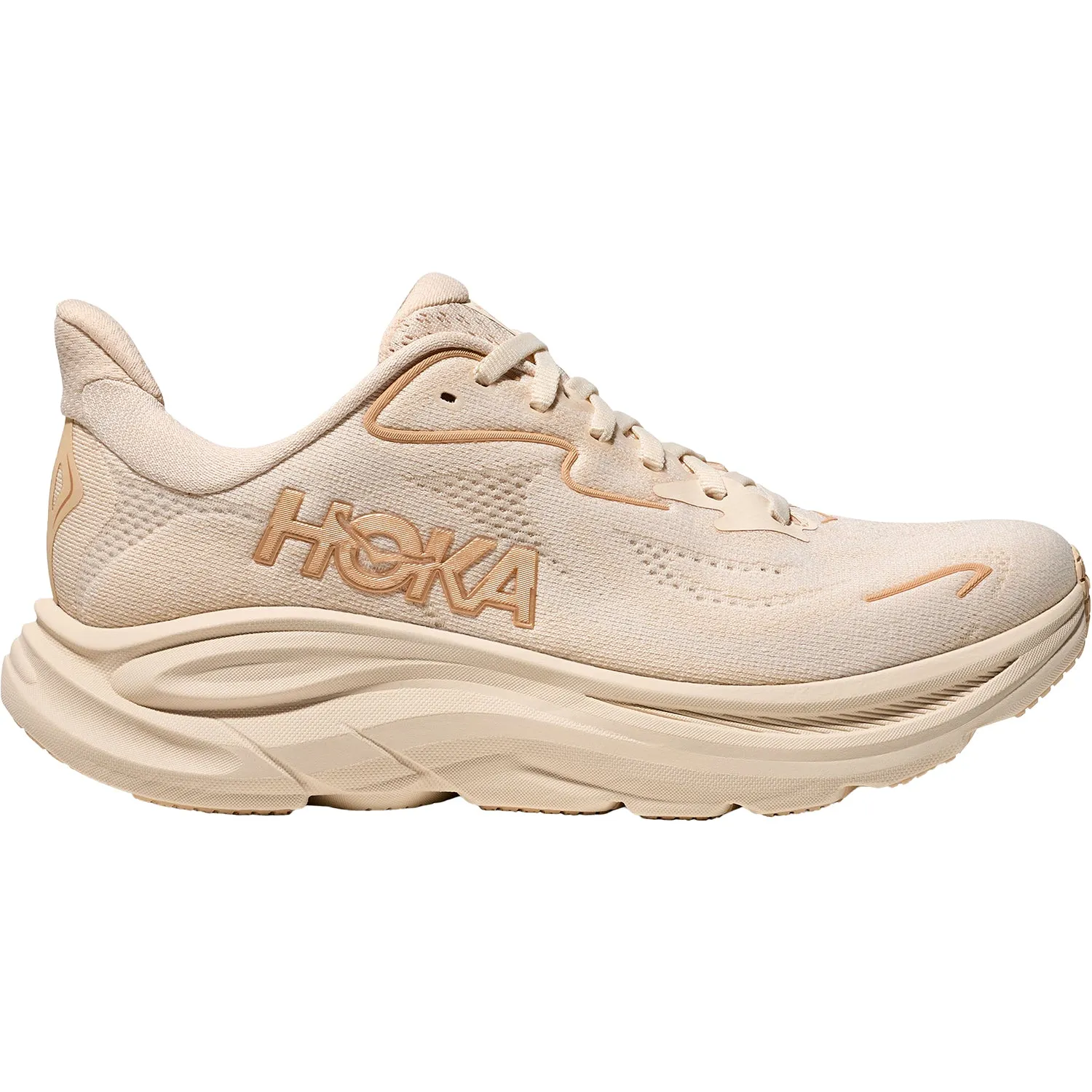 Women's Hoka Clifton 10 Vanilla/Birch Mesh