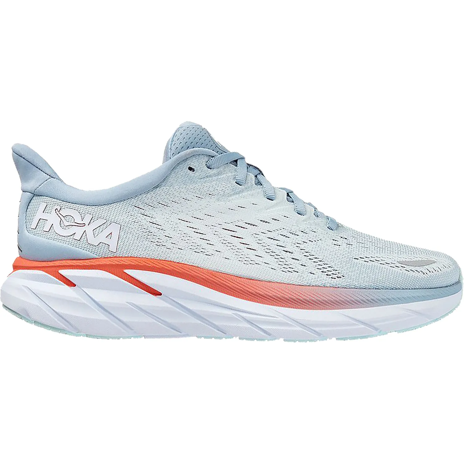 Women's Hoka Clifton 8 Blue Fog/Plein Air Mesh