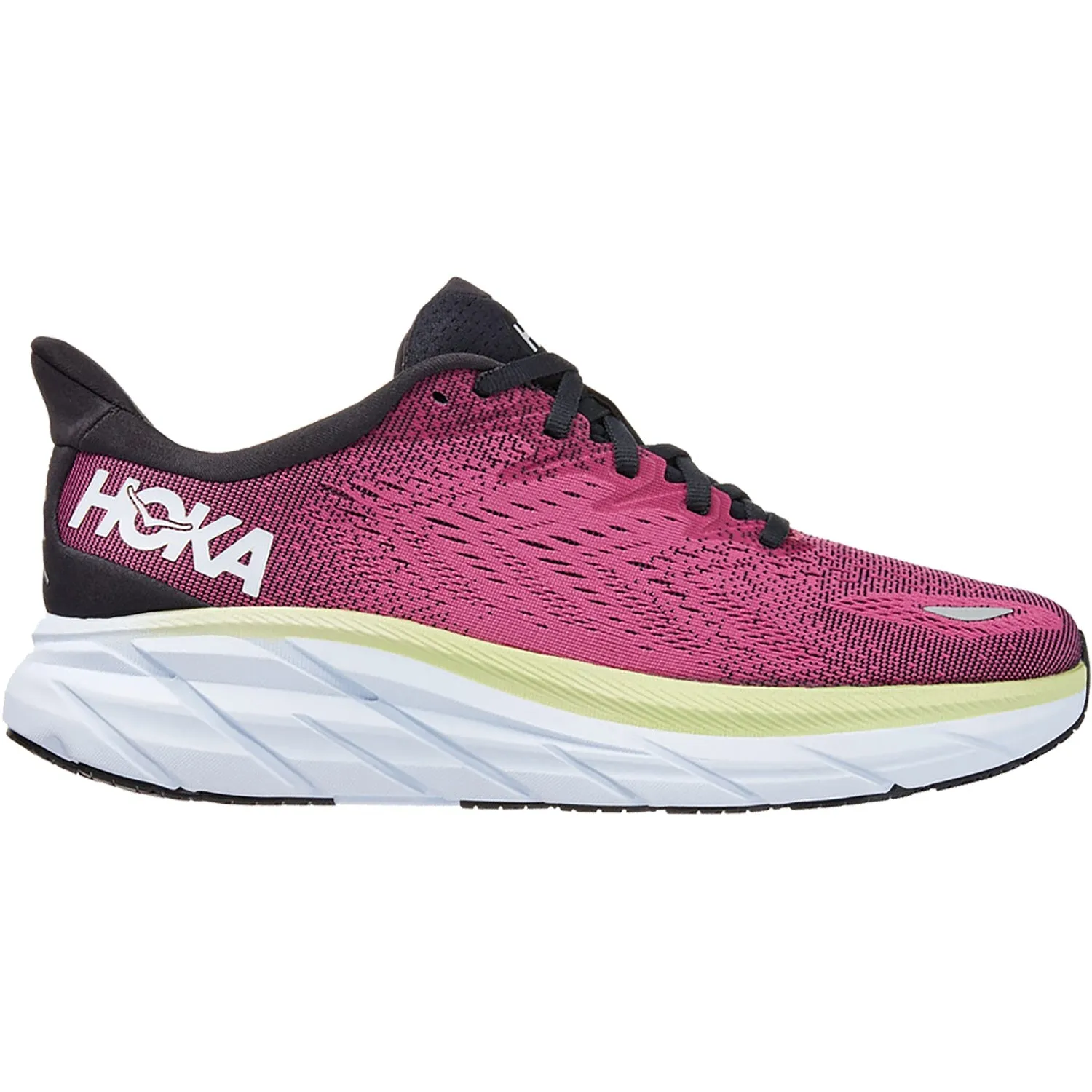 Women's Hoka Clifton 8 Blue Graphite/Iris Rose Mesh