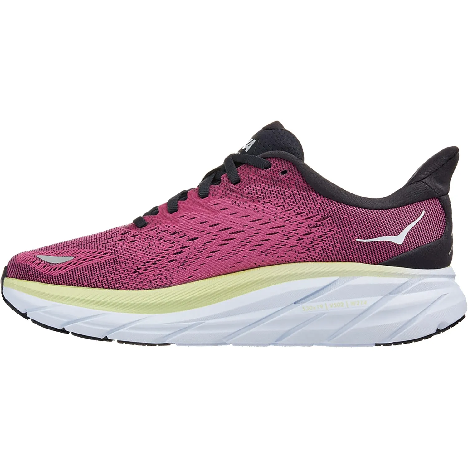 Women's Hoka Clifton 8 Blue Graphite/Iris Rose Mesh