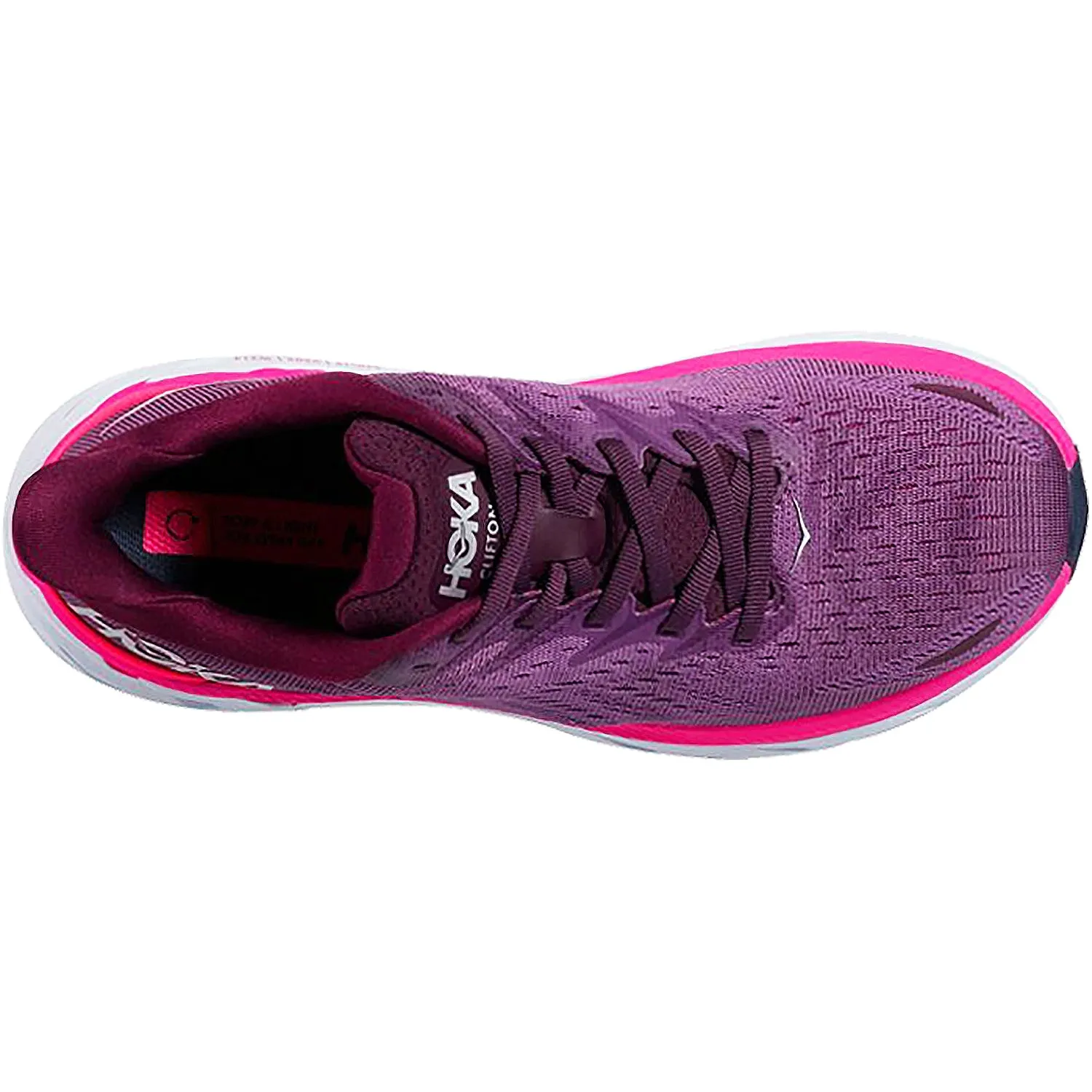 Women's Hoka Clifton 8 Grape Wine/Beautyberry Mesh