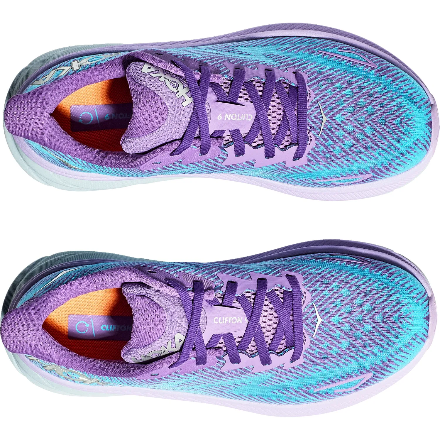 Women's Hoka Clifton 9 Chalk Violet/Pastel Lilac Mesh